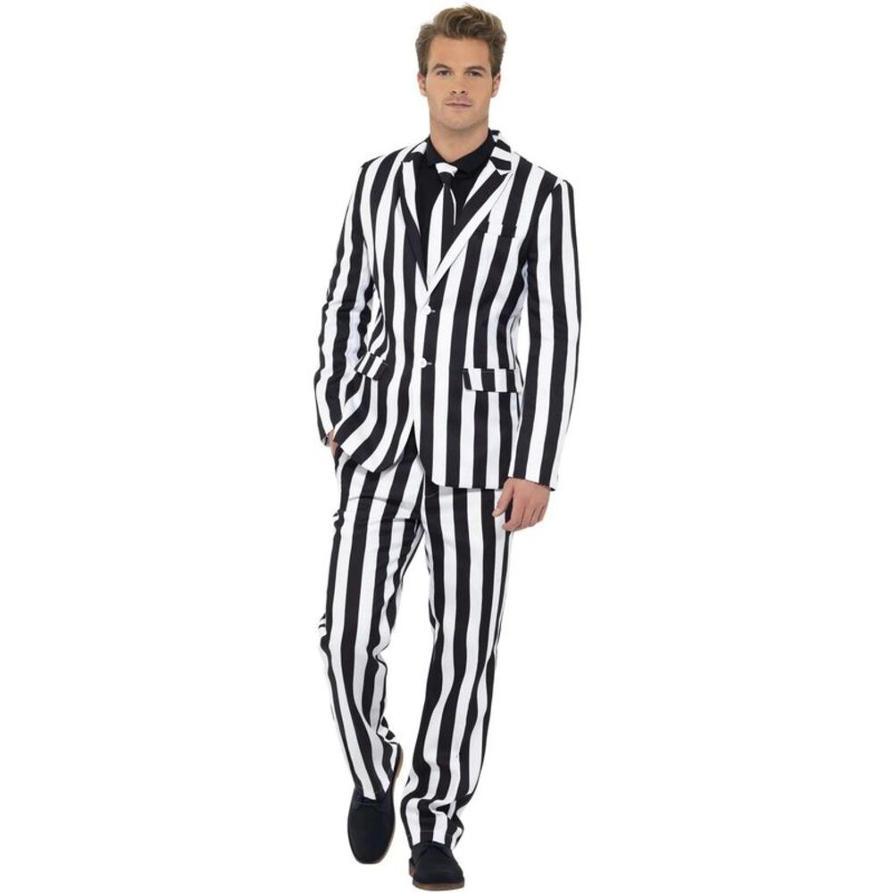 Smiffys Unisex Adult Humbug Costume Set / Black/White